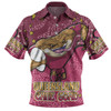 Queensland Cane Toads Custom Polo Shirt - Team With Dot And Star Patterns For Tough Fan Polo Shirt