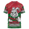 South Sydney Rabbitohs T-shirt - Team With Dot And Star Patterns For Tough Fan T-shirt