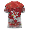 St. George Illawarra Dragons Custom T-shirt - Team With Dot And Star Patterns For Tough Fan T-shirt