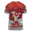 St. George Illawarra Dragons Custom T-shirt - Team With Dot And Star Patterns For Tough Fan T-shirt