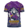 Melbourne Storm Custom T-shirt - Team With Dot And Star Patterns For Tough Fan T-shirt
