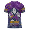 Melbourne Storm Custom T-shirt - Team With Dot And Star Patterns For Tough Fan T-shirt