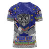 New Zealand Warriors Custom T-shirt - Team With Dot And Star Patterns For Tough Fan T-shirt