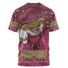 Queensland Cane Toads Custom T-shirt - Team With Dot And Star Patterns For Tough Fan T-shirt