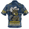 North Queensland Cowboys Custom Hawaiian Shirt - Team With Dot And Star Patterns For Tough Fan Hawaiian Shirt