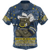 North Queensland Cowboys Custom Hawaiian Shirt - Team With Dot And Star Patterns For Tough Fan Hawaiian Shirt