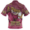 Queensland Cane Toads Custom Hawaiian Shirt - Team With Dot And Star Patterns For Tough Fan Hawaiian Shirt