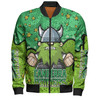 Canberra Raiders Custom Bomber Jacket - Team With Dot And Star Patterns For Tough Fan Bomber Jacket