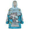 Cronulla-Sutherland Sharks Custom Snug Hoodie - Team With Dot And Star Patterns For Tough Fan Snug Hoodie