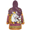 Brisbane Broncos Custom Snug Hoodie - Team With Dot And Star Patterns For Tough Fan Snug Hoodie