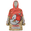 Redcliffe Dolphins Custom Snug Hoodie - Team With Dot And Star Patterns For Tough Fan Snug Hoodie