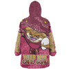 Queensland Cane Toads Custom Snug Hoodie - Team With Dot And Star Patterns For Tough Fan Snug Hoodie