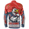 Sydney Roosters Custom Long Sleeve Shirt - Team With Dot And Star Patterns For Tough Fan Long Sleeve Shirt