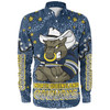 North Queensland Cowboys Custom Long Sleeve Shirt - Team With Dot And Star Patterns For Tough Fan Long Sleeve Shirt