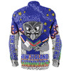 New Zealand Warriors Custom Long Sleeve Shirt - Team With Dot And Star Patterns For Tough Fan Long Sleeve Shirt