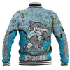 Cronulla-Sutherland Sharks Custom Baseball Jacket - Team With Dot And Star Patterns For Tough Fan Baseball Jacket