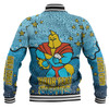 Gold Coast Titans Custom Baseball Jacket - Team With Dot And Star Patterns For Tough Fan Baseball Jacket