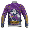 Melbourne Storm Custom Baseball Jacket - Team With Dot And Star Patterns For Tough Fan Baseball Jacket