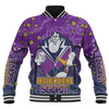 Melbourne Storm Custom Baseball Jacket - Team With Dot And Star Patterns For Tough Fan Baseball Jacket