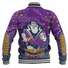 Melbourne Storm Custom Baseball Jacket - Team With Dot And Star Patterns For Tough Fan Baseball Jacket