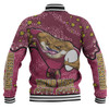 Queensland Cane Toads Custom Baseball Jacket - Team With Dot And Star Patterns For Tough Fan Baseball Jacket