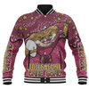 Queensland Cane Toads Custom Baseball Jacket - Team With Dot And Star Patterns For Tough Fan Baseball Jacket