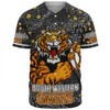 Wests Tigers Custom Baseball Shirt - Team With Dot And Star Patterns For Tough Fan Baseball Shirt