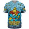 Gold Coast Titans Custom Baseball Shirt - Team With Dot And Star Patterns For Tough Fan Baseball Shirt