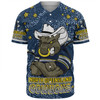 North Queensland Cowboys Custom Baseball Shirt - Team With Dot And Star Patterns For Tough Fan Baseball Shirt