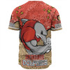 Redcliffe Dolphins Custom Baseball Shirt - Team With Dot And Star Patterns For Tough Fan Baseball Shirt