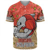 Redcliffe Dolphins Custom Baseball Shirt - Team With Dot And Star Patterns For Tough Fan Baseball Shirt
