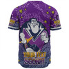 Melbourne Storm Custom Baseball Shirt - Team With Dot And Star Patterns For Tough Fan Baseball Shirt