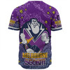 Melbourne Storm Custom Baseball Shirt - Team With Dot And Star Patterns For Tough Fan Baseball Shirt