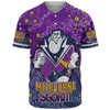 Melbourne Storm Custom Baseball Shirt - Team With Dot And Star Patterns For Tough Fan Baseball Shirt