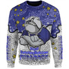 Canterbury-Bankstown Bulldogs Custom Sweatshirt - Team With Dot And Star Patterns For Tough Fan Sweatshirt