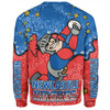 Newcastle Knights Custom Sweatshirt - Team With Dot And Star Patterns For Tough Fan Sweatshirt