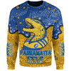 Parramatta Eels Custom Sweatshirt - Team With Dot And Star Patterns For Tough Fan Sweatshirt