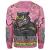 Penrith Panthers Custom Sweatshirt - Team With Dot And Star Patterns For Tough Fan Sweatshirt