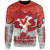 St. George Illawarra Dragons Custom Sweatshirt - Team With Dot And Star Patterns For Tough Fan Sweatshirt