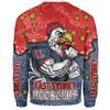 Sydney Roosters Custom Sweatshirt - Team With Dot And Star Patterns For Tough Fan Sweatshirt