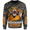 Wests Tigers Custom Sweatshirt - Team With Dot And Star Patterns For Tough Fan Sweatshirt
