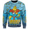 Gold Coast Titans Custom Sweatshirt - Team With Dot And Star Patterns For Tough Fan Sweatshirt