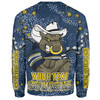 North Queensland Cowboys Custom Sweatshirt - Team With Dot And Star Patterns For Tough Fan Sweatshirt