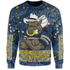 North Queensland Cowboys Custom Sweatshirt - Team With Dot And Star Patterns For Tough Fan Sweatshirt