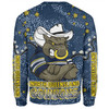 North Queensland Cowboys Custom Sweatshirt - Team With Dot And Star Patterns For Tough Fan Sweatshirt