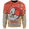 Redcliffe Dolphins Custom Sweatshirt - Team With Dot And Star Patterns For Tough Fan Sweatshirt