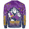 Melbourne Storm Custom Sweatshirt - Team With Dot And Star Patterns For Tough Fan Sweatshirt