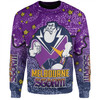 Melbourne Storm Custom Sweatshirt - Team With Dot And Star Patterns For Tough Fan Sweatshirt