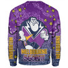 Melbourne Storm Custom Sweatshirt - Team With Dot And Star Patterns For Tough Fan Sweatshirt