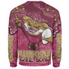 Queensland Cane Toads Custom Sweatshirt - Team With Dot And Star Patterns For Tough Fan Sweatshirt